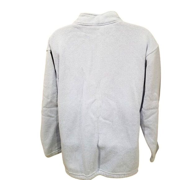 Vintage 80s Full Zip Sweatshirt Hyannisport Lighthouse Womens S Lilac Purple USA - Picture 2 of 6